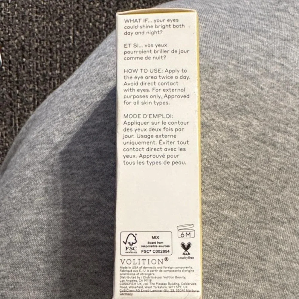 Volition Beauty Golden Eye Brightening Serum